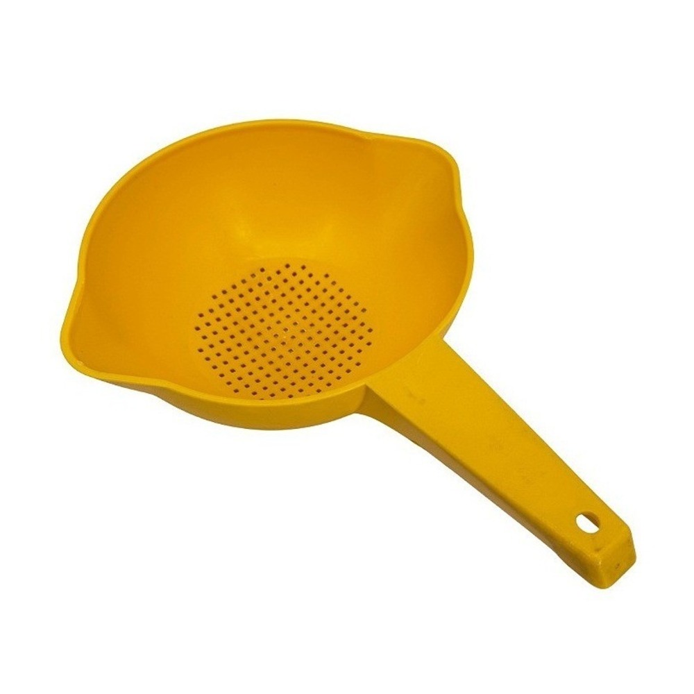 Tupperware Colander Strainer Vintage Yellow Plastic Kitchenware 1 Qt Retro